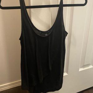 Black tank top